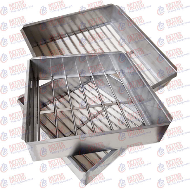 EN 933-3 UNI 8520-18 Aggregate Testing Equipment Bar Sieves 271x271x75mm